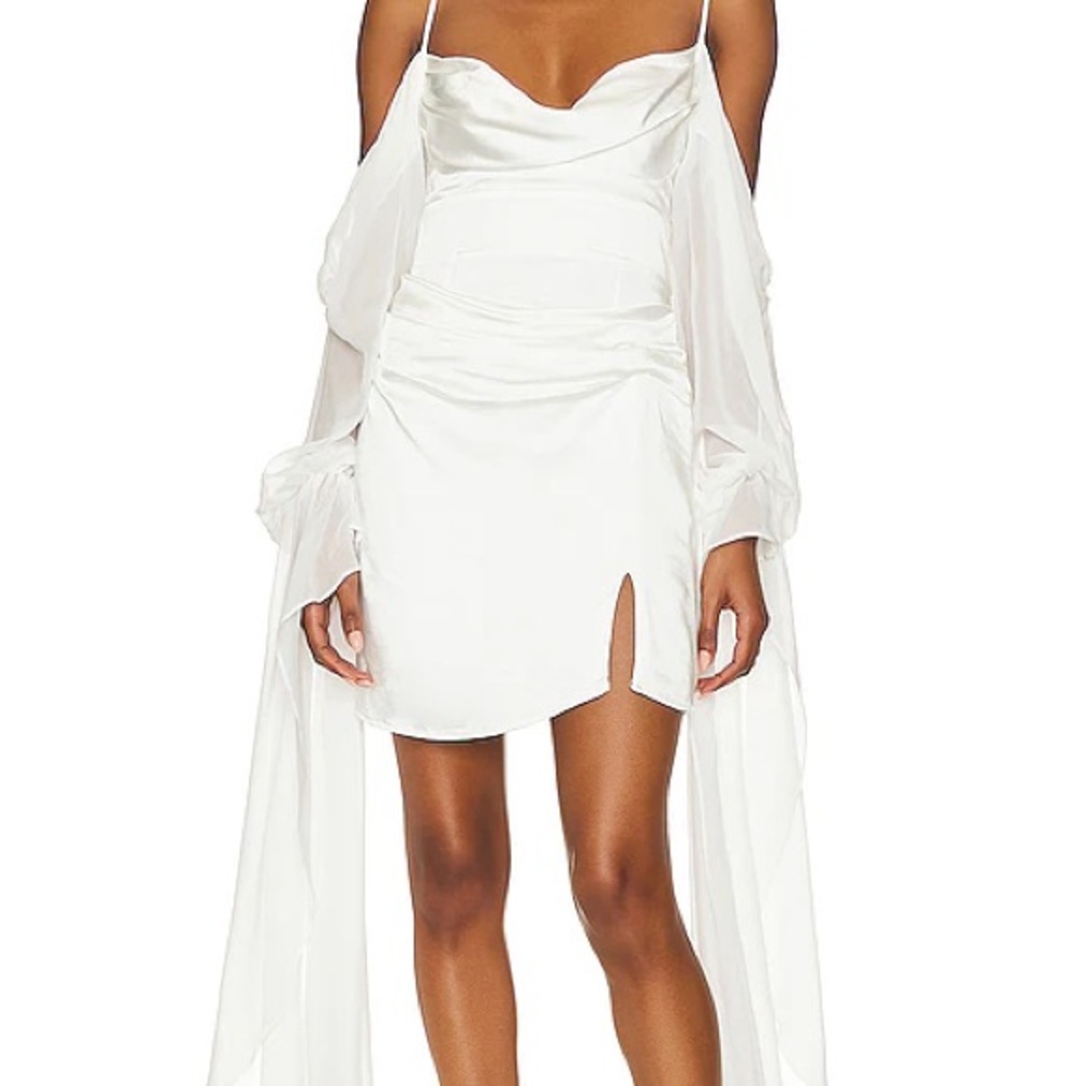 For Love and lemons Harlow bridal mini dress